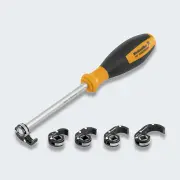 Assembly tool for M8 plugs, M12 plugs and M23 plugs