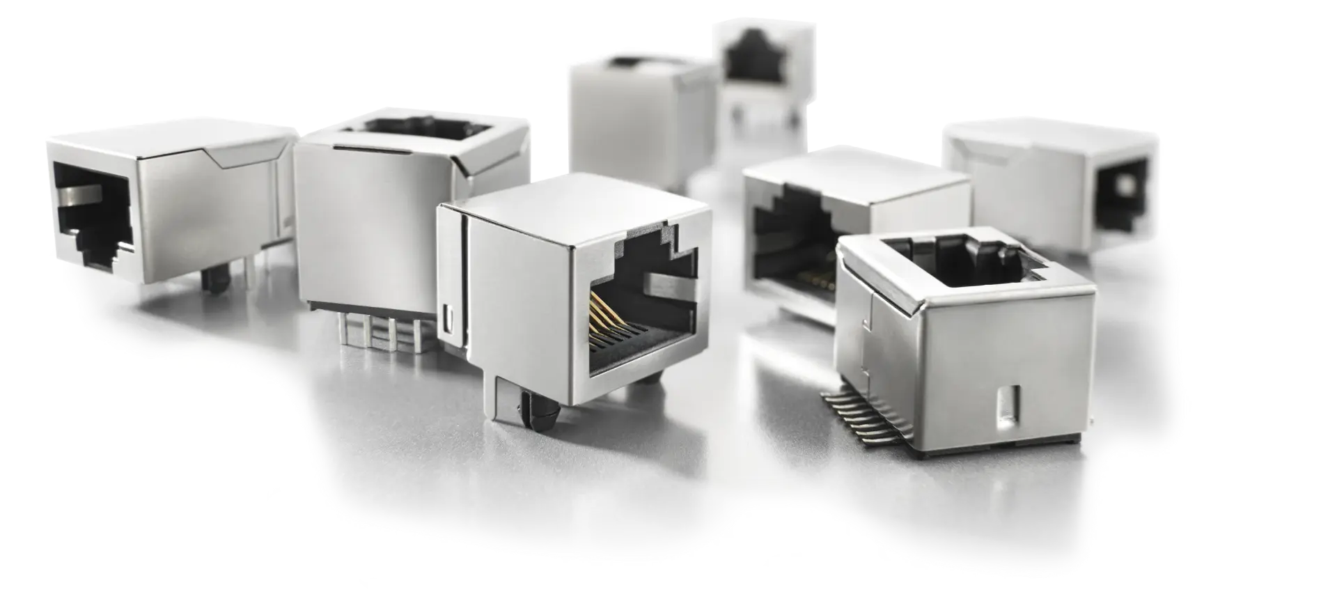 Prese per circuito stampato modulari RJ45
