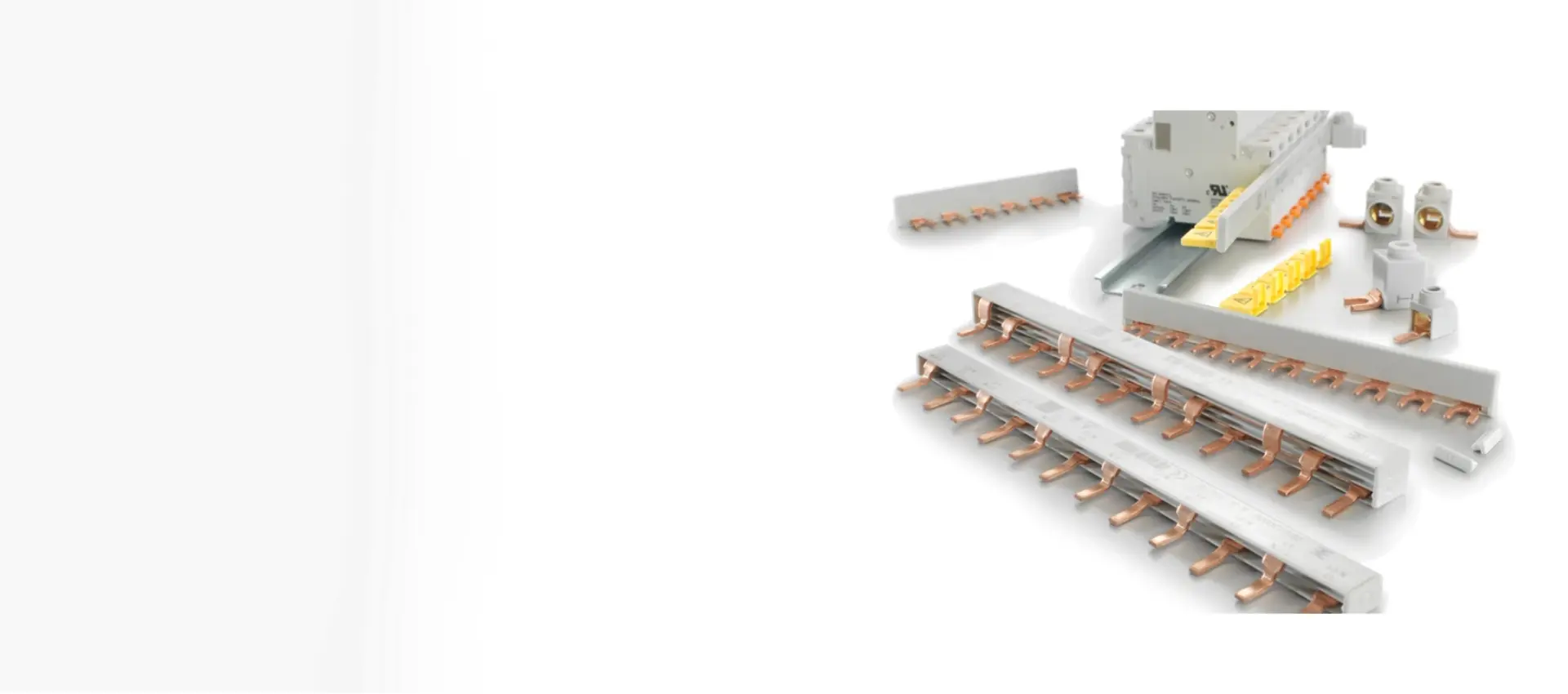 Electrical busbars for control cabinets