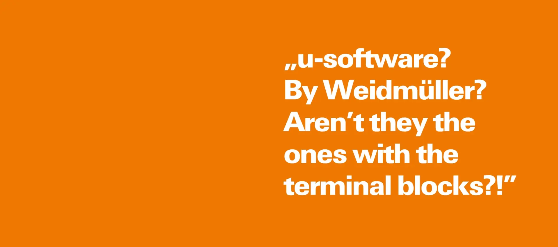 Software from data to value with u-software
