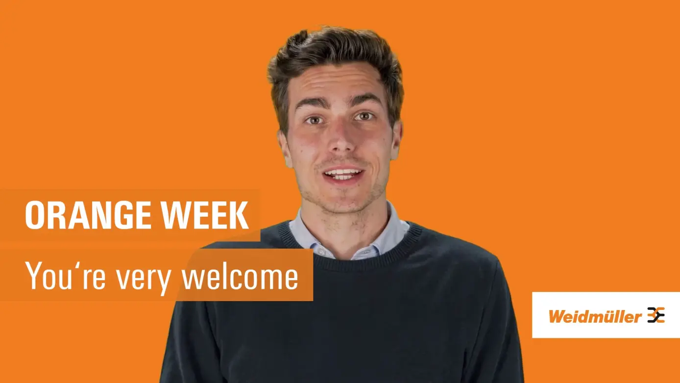 Welcome to your Orange Week