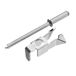 DIN rail mounting, snapper and mounting bolts for direct mounting of DIN rails