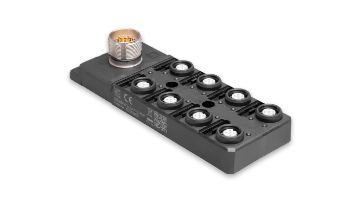 M12 push-pull distributors for efficient connection solutions