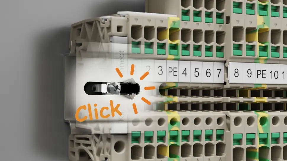 Top-hat rail clip, mounting clip and catch for mounting rails