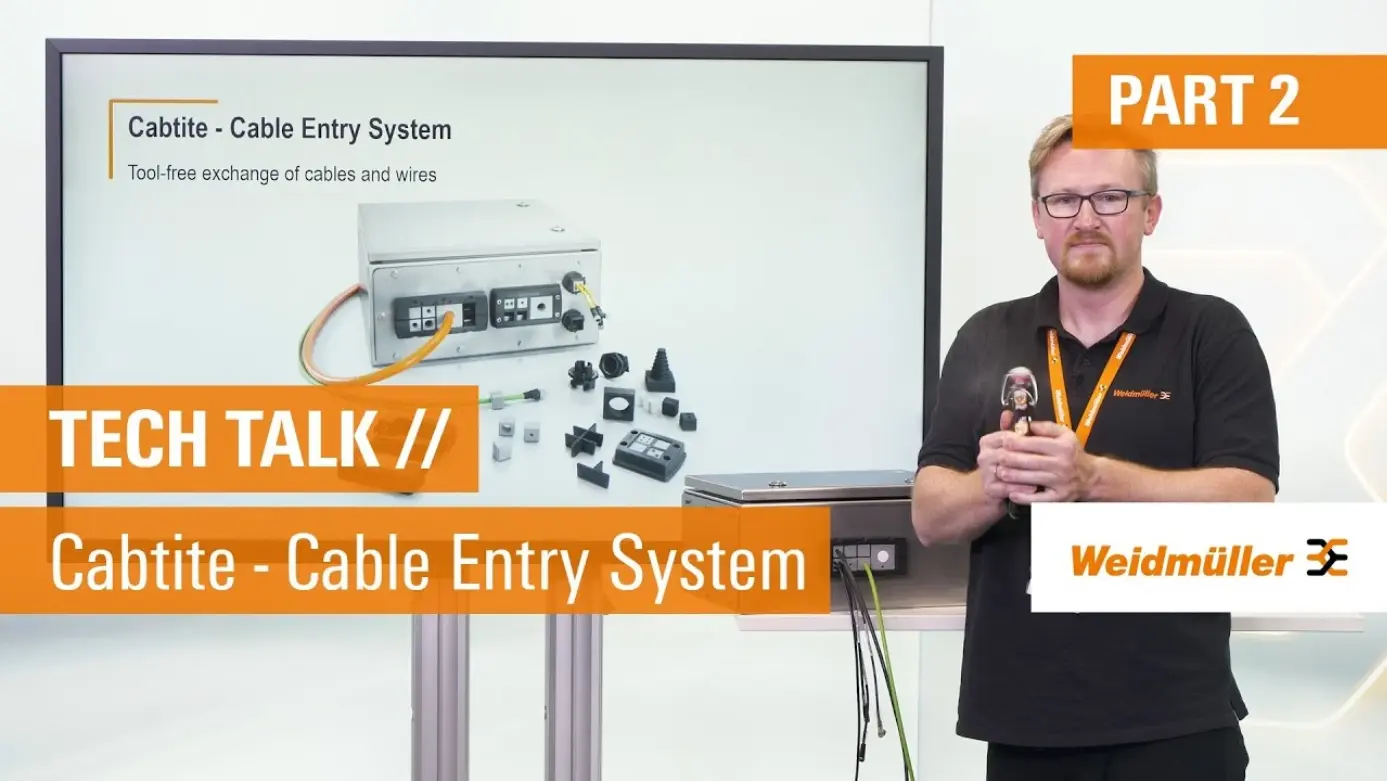 TECH TALK || Cabtite - Kabeleinführungssystem: Werkzeugloser Austausch von Kabeln und Leitungen