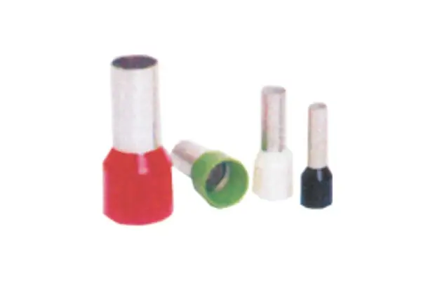Wire end ferrules with plastic collar