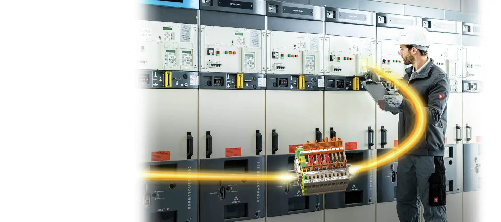 TTB range Klippon® Connect instrument transformer terminal blocks