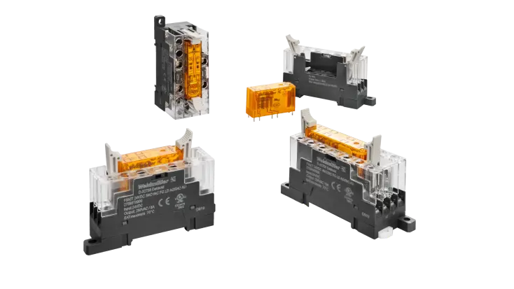 10x Relè Stato Solido Weidmuller RSS112024 24VDC 6A 5 Pin - Nuovi