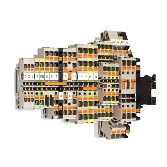 Terminal blocks Klippon® Connect for top hat rails