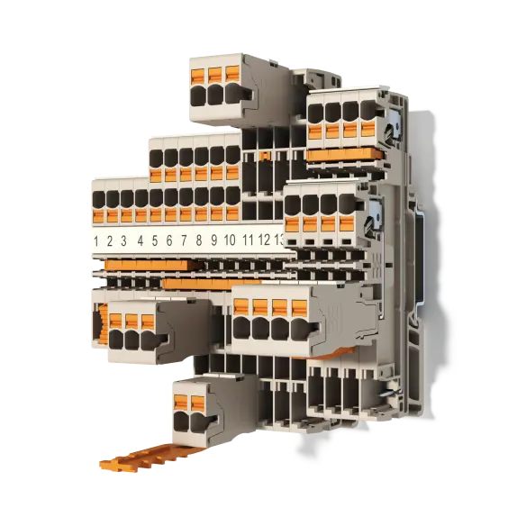 Insteekbare klemmenstroken