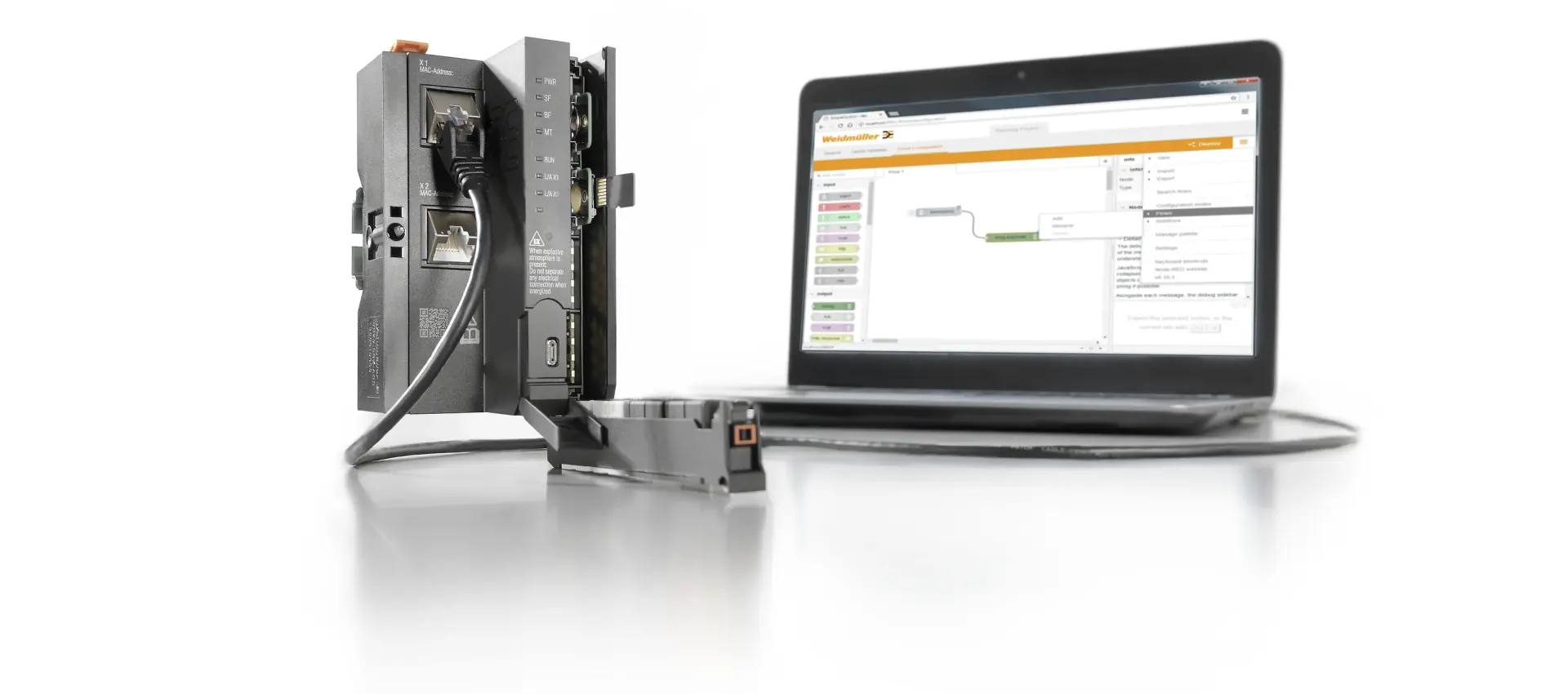 u-control web with container technology for more flexibility in industrial applications
