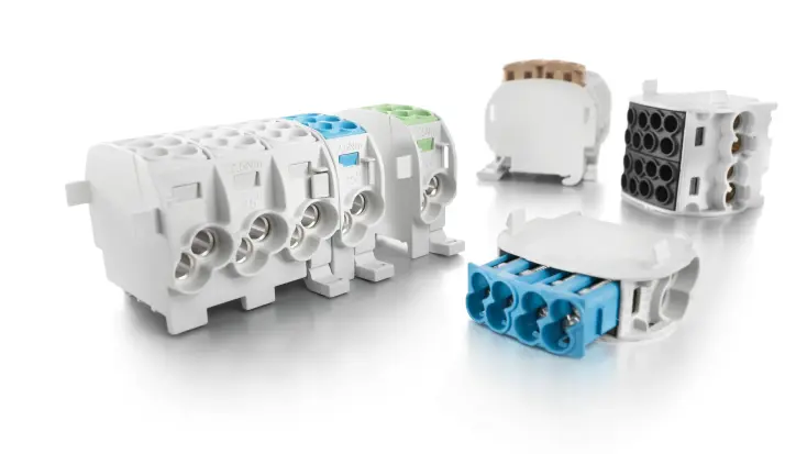 Klippon® Connect WPD 101 - WPE 103 hoofdkabel-aftakklemmenstroken voor stroomdistributie
