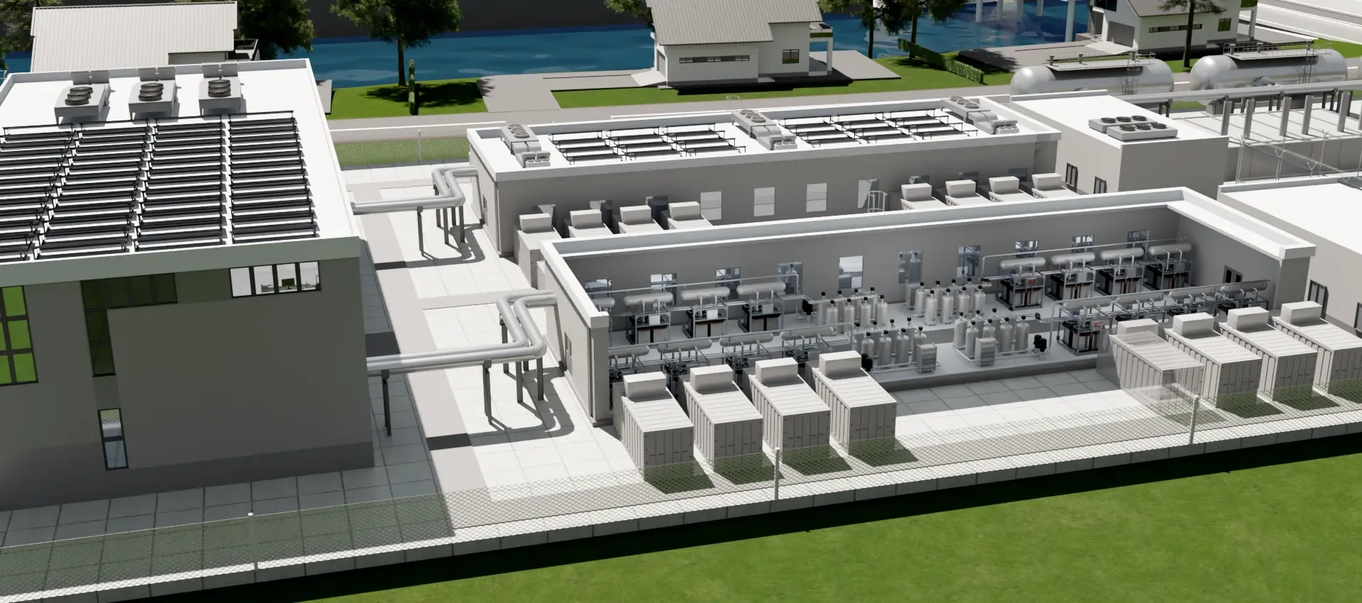 Hydrogen plants and hydrogen refuelling stations
