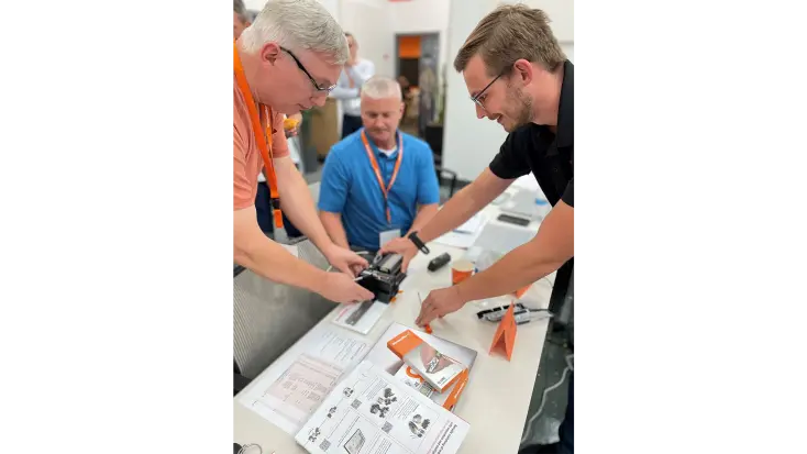 Distributor Connect Training - trainer showing participant product overview