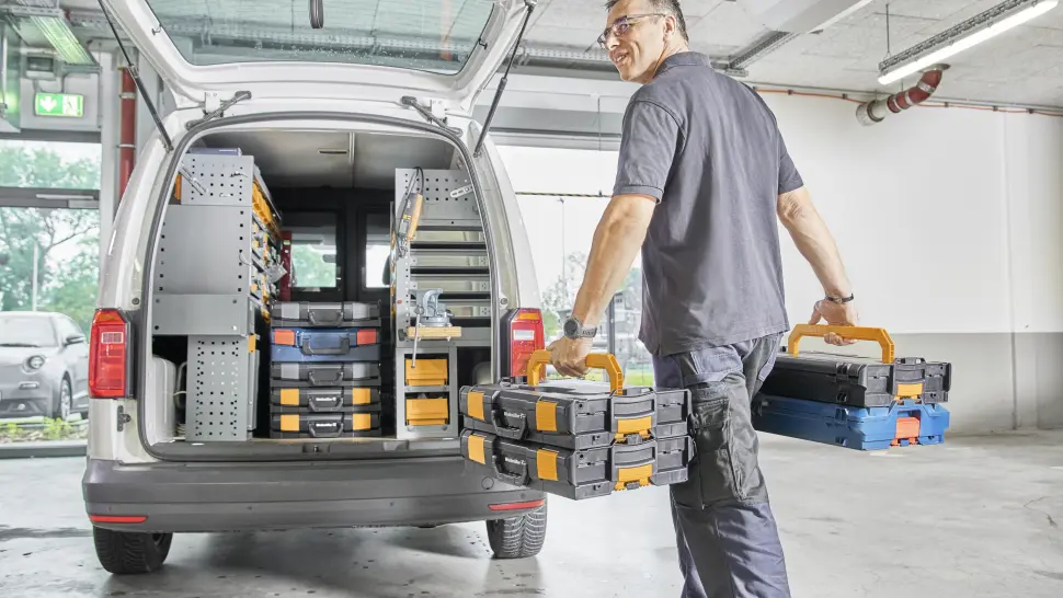 L-BOXX 102 Sortimo system case, stackable and can be integrated into the existing system, compatible with the L-BOXX 136, L-BOXX 238, L-BOXX 374, L-BOXX Mini or the L-BOXX XL