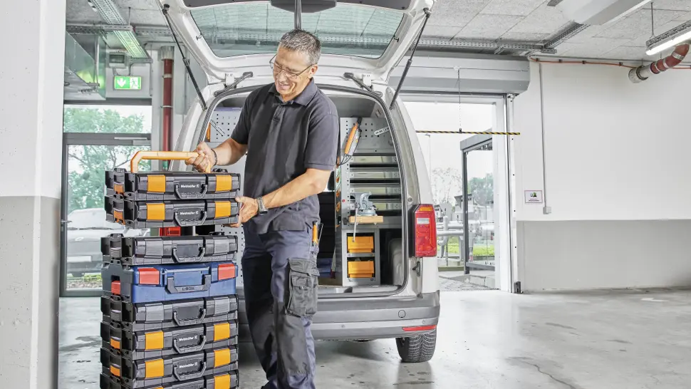 L-BOXX 102 Sortimo system case, stackable and can be integrated into the existing system, compatible with the L-BOXX 136, L-BOXX 238, L-BOXX 374, L-BOXX Mini or the L-BOXX XL