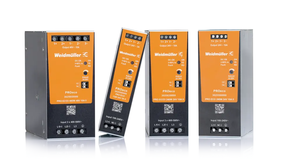  Weidmuller USA Launches New Line of PROeco II Power Supplies