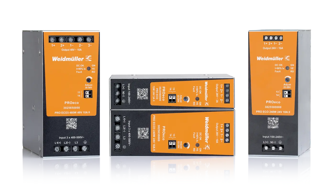Weidmüller in :60 PROeco II Power Supplies