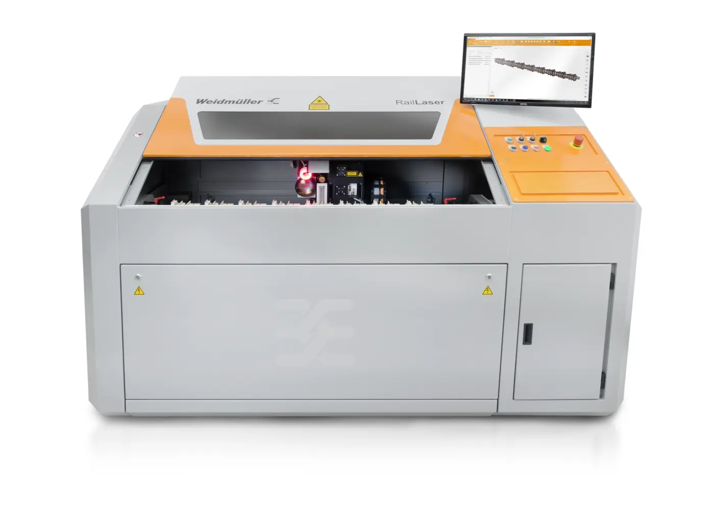 Fast high-precision marking - Klippon® Automated RailLaser