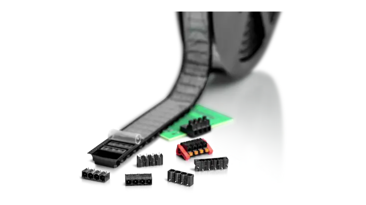 OMNIMATE® SL-SMT 7.62HP - THR male header with 7.62 mm pitch​