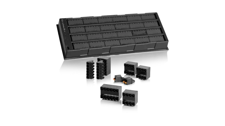 OMNIMATE® SLD 7.62HP – double-row header with 7.62 mm pitch