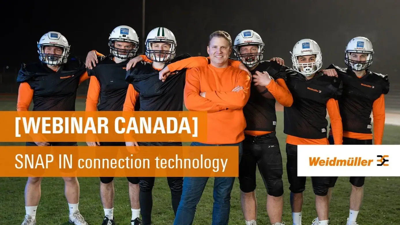 SNAP IN connection technology