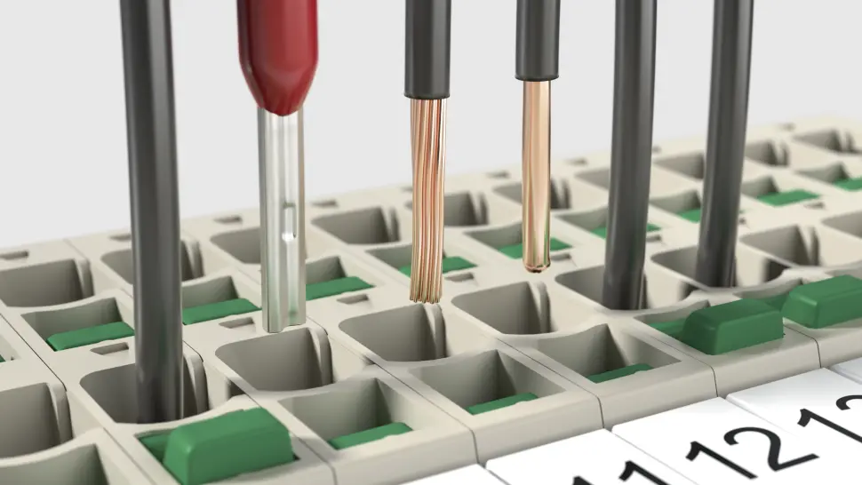 SNAP IN terminal blocks - cable diversity