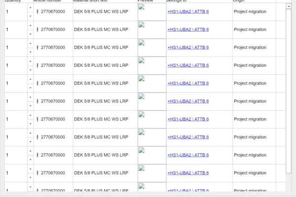 Parti di alimentazione