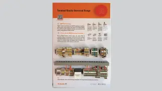 Terminal blocks SNAP IN connection 