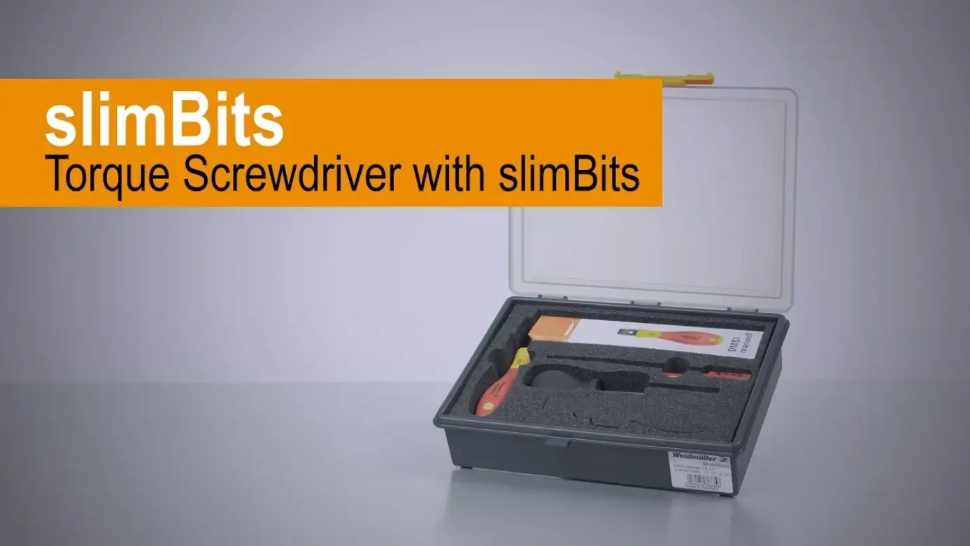 Handling video Torque Screwdriver with slim bits