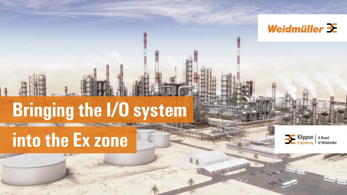 Integration des I/O Systems in die explosionsgefährdete Feldebene