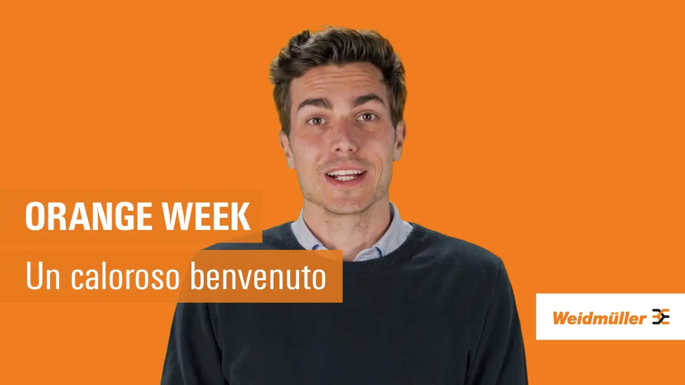 Benvenuti alla vostra Orange Week