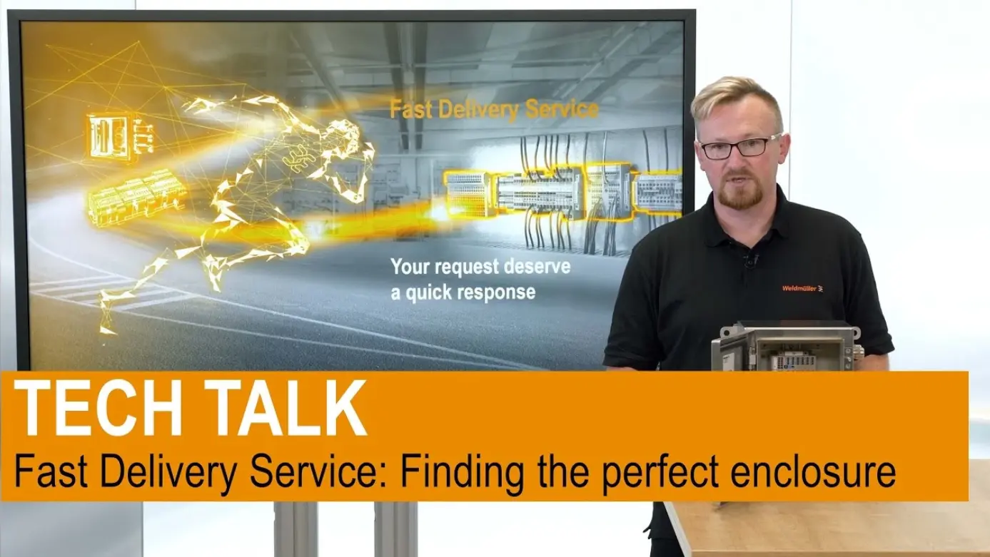 Fast delivery service: Find the perfect enclosure based on the required installation components