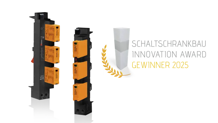 VARITECTOR PU AC BS60 - Túlfeszültségvédelem 60 mm-es gyűjtősín-rendszerekhez