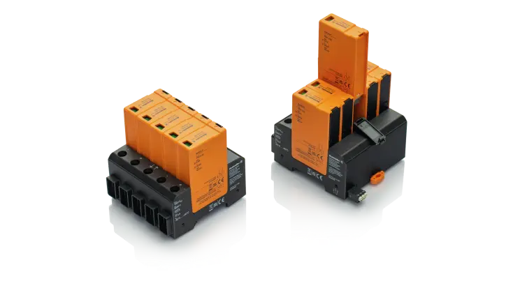 VPU PV I+II 5-polig – PV-Ableiter für zwei MPPT in 1.500 V Systemen