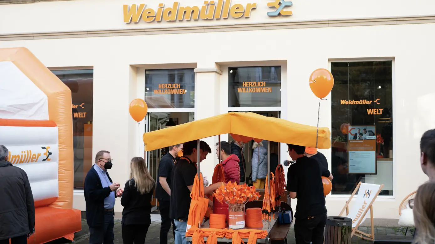 De openstelling van de Weidmüller World