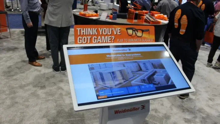 Weidmuller is Everywhere Game Kiosk