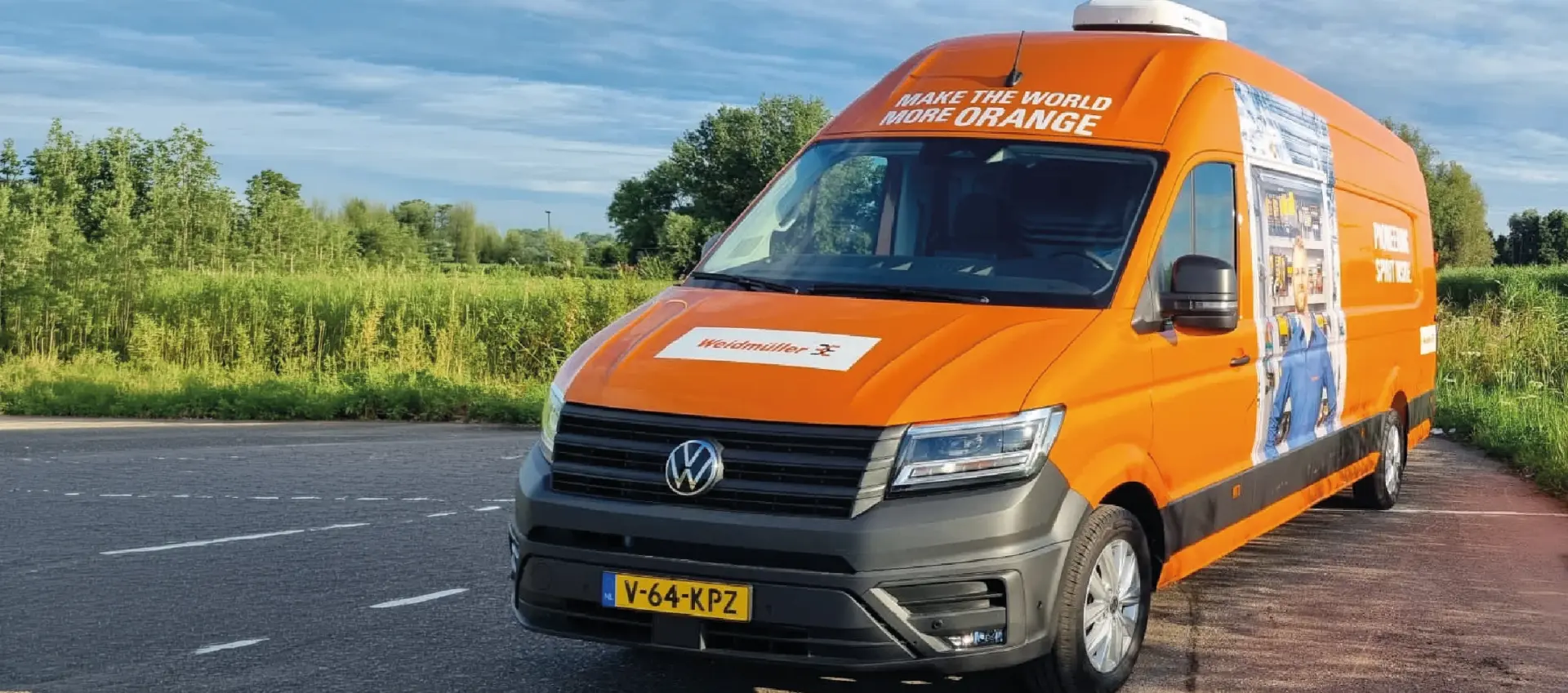 Weidmüller on Wheels - onze mobiele showroom bus